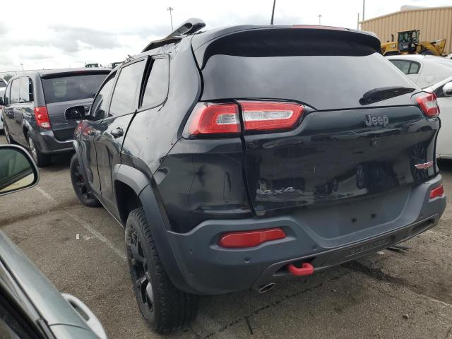 1C4PJMBX1JD528718 - 2018 JEEP CHEROKEE TRAILHAWK BLACK photo 2