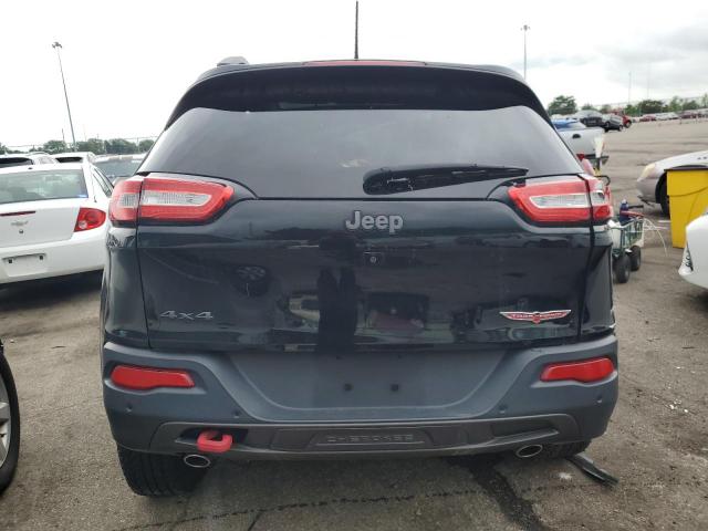 1C4PJMBX1JD528718 - 2018 JEEP CHEROKEE TRAILHAWK BLACK photo 6