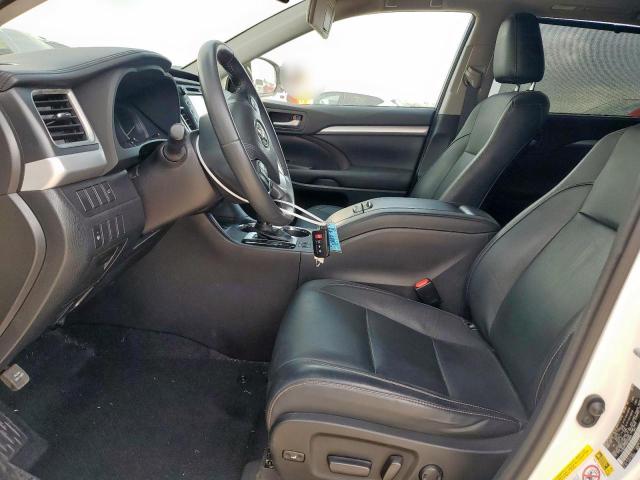 5TDKKRFH9GS168845 - 2016 TOYOTA HIGHLANDER XLE WHITE photo 7