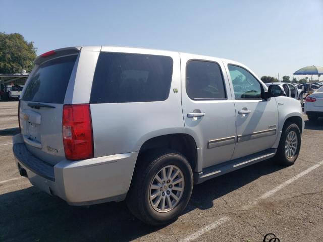 1GNSKDEJ2CR225636 - 2012 CHEVROLET TAHOE HYBRID SILVER photo 3