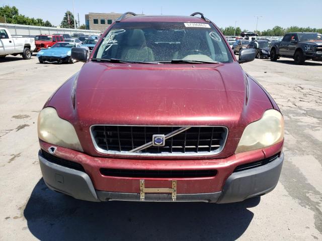 YV4CZ592761253708 - 2006 VOLVO XC90 RED photo 5