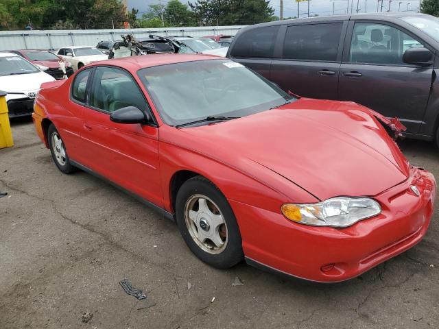 2G1WW12E249152499 - 2004 CHEVROLET MONTE CARL LS RED photo 4