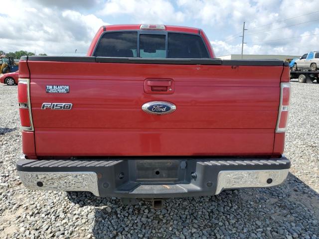 1FTPW14V09FA46141 - 2009 FORD F150 SUPERCREW RED photo 6