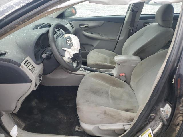 2T1BU4EE7CC830414 - 2012 TOYOTA COROLLA BASE BLACK photo 7