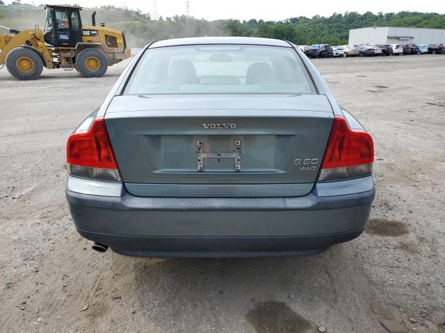 YV1RH58D622168277 - 2002 VOLVO S60 2.5T GRAY photo 6