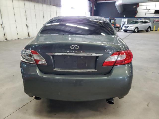 JN1BY1AR1BM372496 - 2011 INFINITI M37 X GREEN photo 6