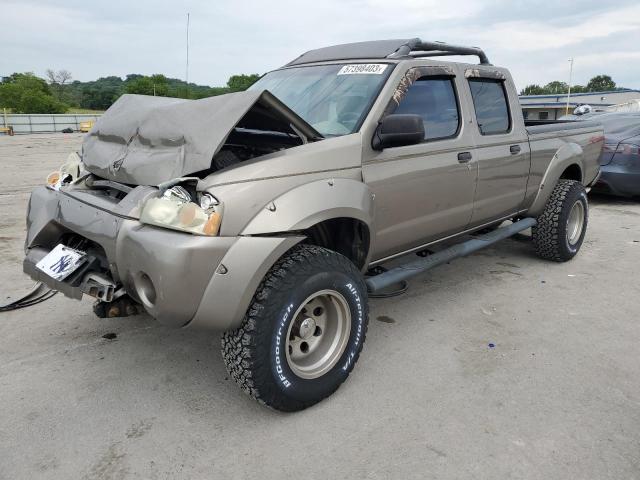 1N6ED29Y14C420768 - 2004 NISSAN FRONTIER CREW CAB XE V6 GOLD photo 1