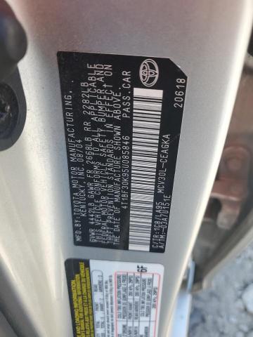 4T1BF30K95U085846 - 2005 TOYOTA CAMRY LE SILVER photo 12