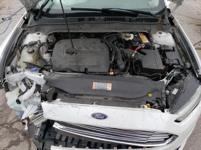 3FA6P0HD6ER143867 - 2014 FORD FUSION SE WHITE photo 11