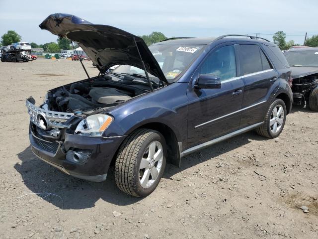 4JGBB8GB9BA626860 - 2011 MERCEDES-BENZ ML 350 4MATIC BLACK photo 1