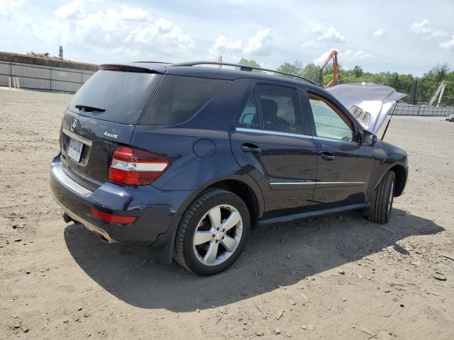 4JGBB8GB9BA626860 - 2011 MERCEDES-BENZ ML 350 4MATIC BLACK photo 3