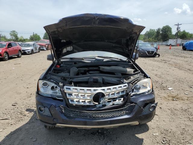4JGBB8GB9BA626860 - 2011 MERCEDES-BENZ ML 350 4MATIC BLACK photo 5