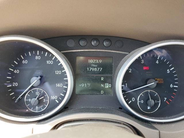 4JGBB8GB9BA626860 - 2011 MERCEDES-BENZ ML 350 4MATIC BLACK photo 9