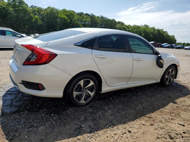 19XFC2F62KE001234 - 2019 HONDA CIVIC LX WHITE photo 3
