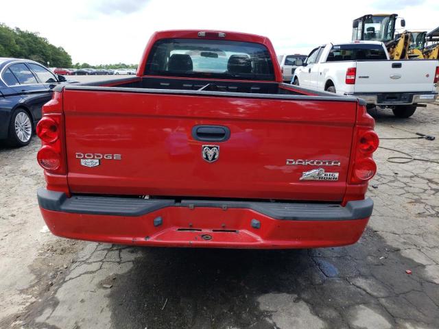 1D7RE3BK5BS585616 - 2011 DODGE DAKOTA SLT RED photo 6