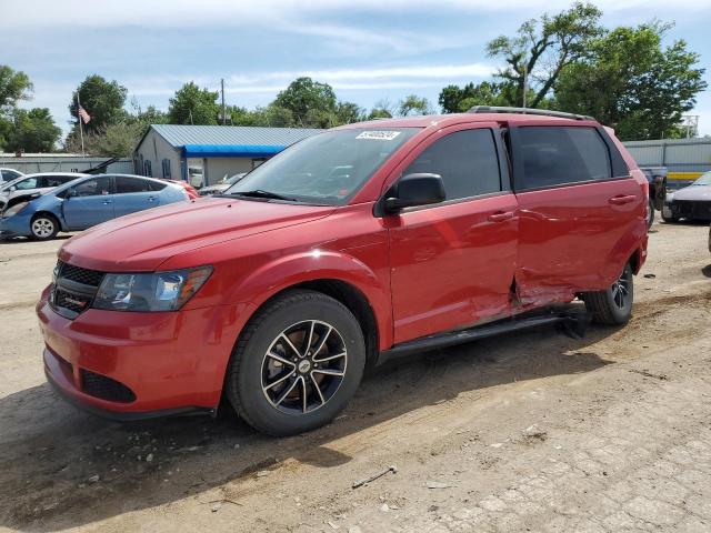 3C4PDCAB0JT443810 - 2018 DODGE JOURNEY SE RED photo 1