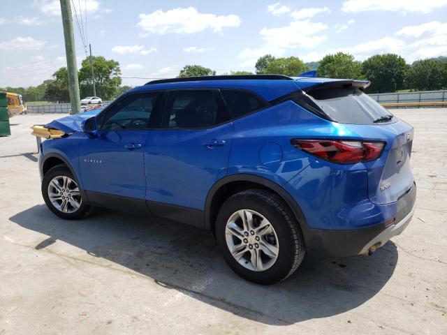 3GNKBBRA1KS572479 - 2019 CHEVROLET BLAZER 1LT BLUE photo 2