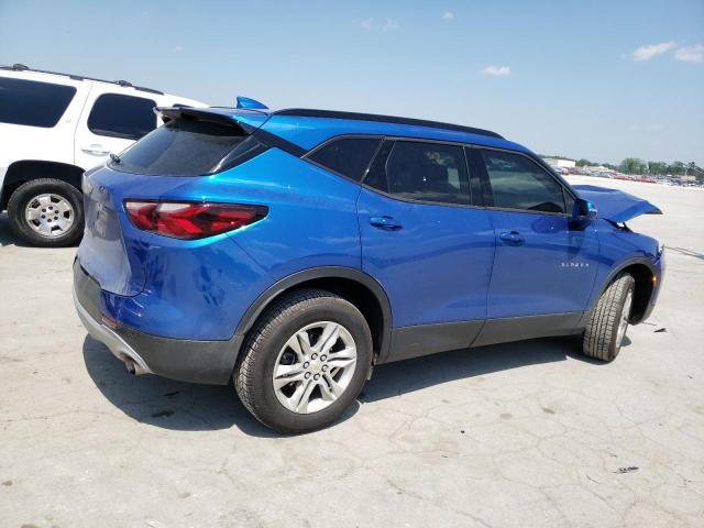 3GNKBBRA1KS572479 - 2019 CHEVROLET BLAZER 1LT BLUE photo 3