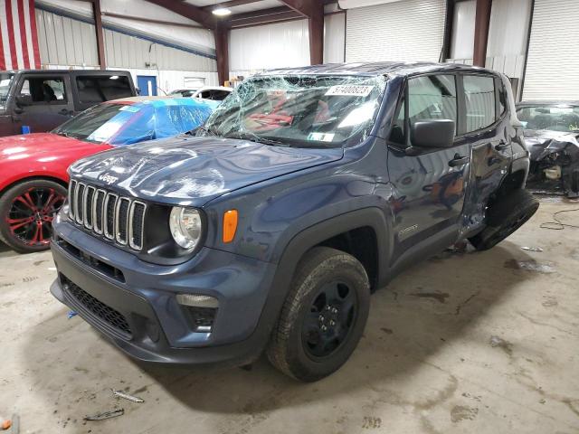 ZACNJBAB3LPL23971 - 2020 JEEP RENEGADE SPORT BLUE photo 1