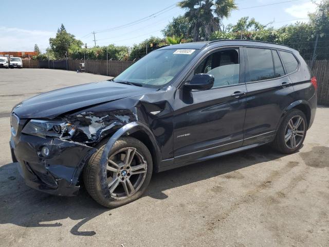 5UXWX9C59D0D00211 - 2013 BMW X3 XDRIVE28I BLACK photo 1