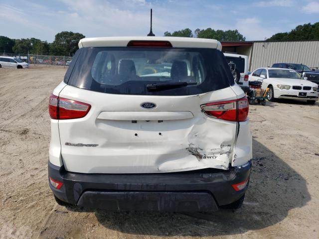 MAJ6S3FL3LC395162 - 2020 FORD ECOSPORT S WHITE photo 6