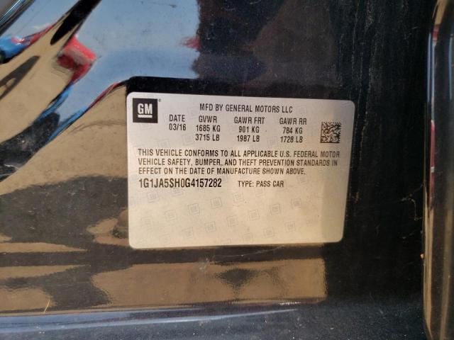 1G1JA5SH0G4157282 - 2016 CHEVROLET SONIC LS 黑色 照片 13