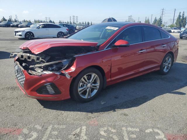 5NPE34AF5KH793650 - 2019 HYUNDAI SONATA LIMITED RED photo 1