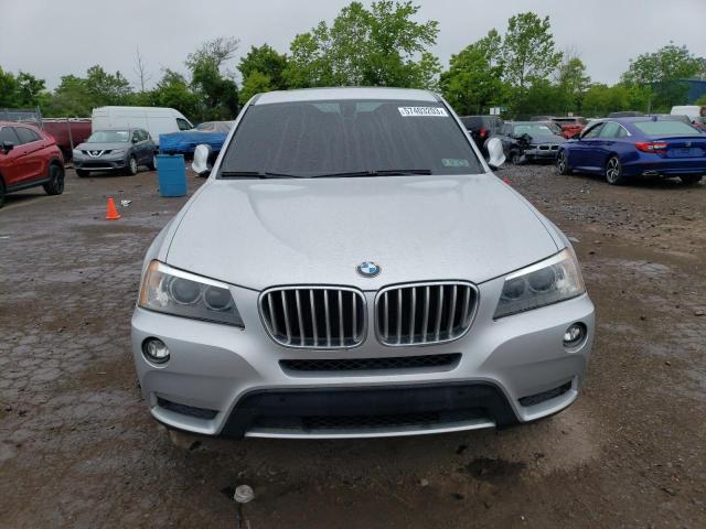 5UXWX9C52E0D31818 - 2014 BMW X3 XDRIVE28I SILVER photo 5