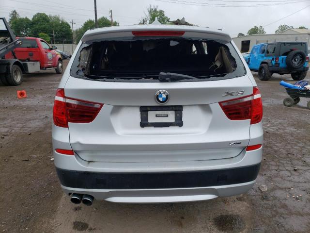 5UXWX9C52E0D31818 - 2014 BMW X3 XDRIVE28I SILVER photo 6