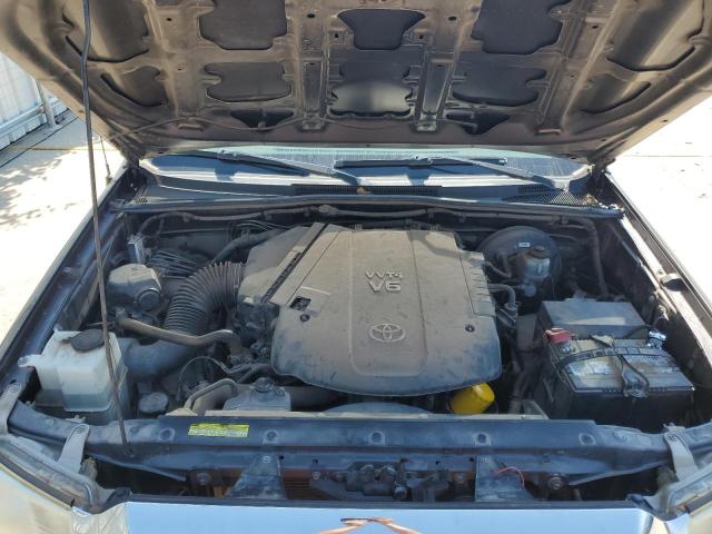 5TFJU4GN9CX027680 - 2012 TOYOTA TACOMA DOUBLE CAB PRERUNNER GRAY photo 11