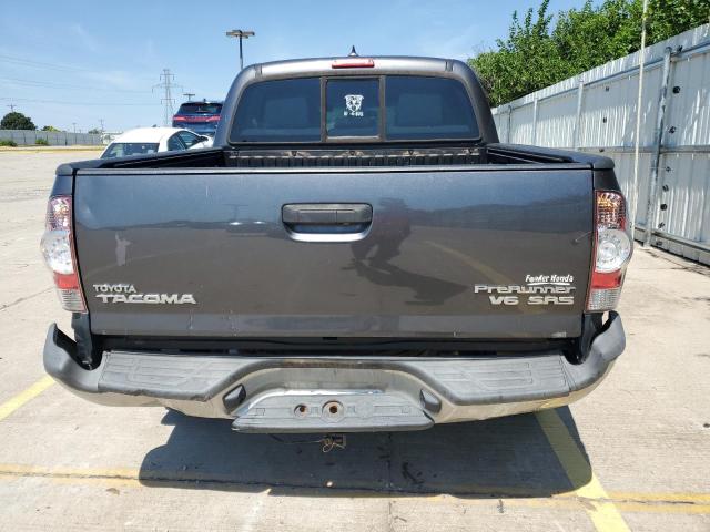 5TFJU4GN9CX027680 - 2012 TOYOTA TACOMA DOUBLE CAB PRERUNNER GRAY photo 6