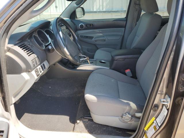 5TFJU4GN9CX027680 - 2012 TOYOTA TACOMA DOUBLE CAB PRERUNNER GRAY photo 7