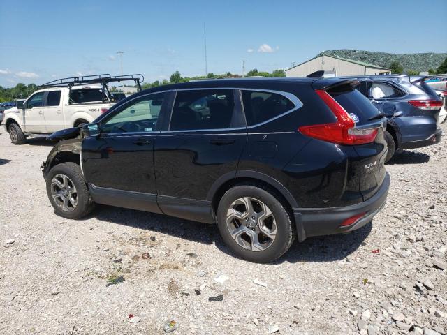 2HKRW2H55KH674586 - 2019 HONDA CR-V EX BLACK photo 2