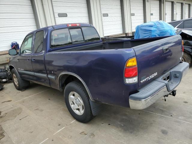 5TBRT3410YS088939 - 2000 TOYOTA TUNDRA ACCESS CAB ლურჯი ფოტო 2