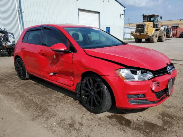 3VW217AU4FM011635 - 2015 VOLKSWAGEN GOLF RED photo 4