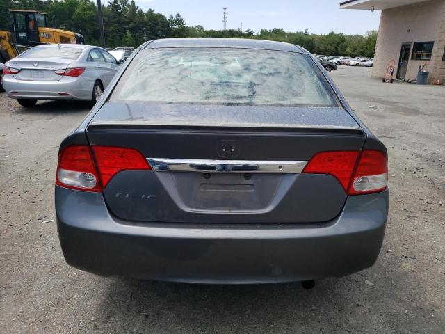 2HGFA16649H354655 - 2009 HONDA CIVIC LX-S Մոխրագույն լուսանկար 6