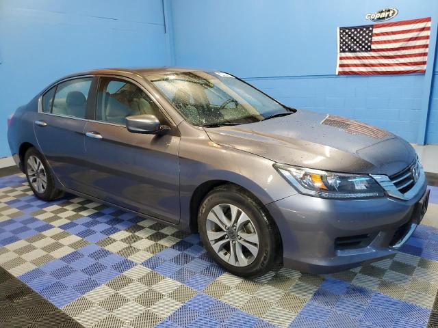 1HGCR2F30EA245884 - 2014 HONDA ACCORD LX GRAY photo 4