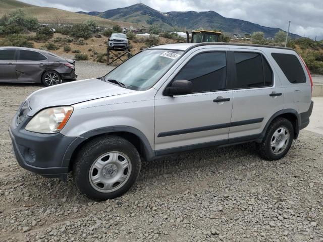 JHLRD78506C053375 - 2006 HONDA CR-V LX SILVER photo 1