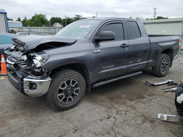 5TFUY5F17GX493281 - 2016 TOYOTA TUNDRA DOUBLE CAB SR/SR5 GRAY photo 1