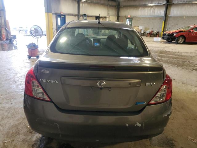 3N1CN7AP9DL873177 - 2013 NISSAN VERSA S GRAY photo 6