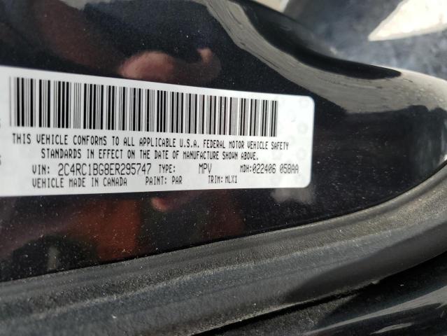 2C4RC1BG8ER295747 - 2014 CHRYSLER TOWN & COU TOURING BLACK photo 14