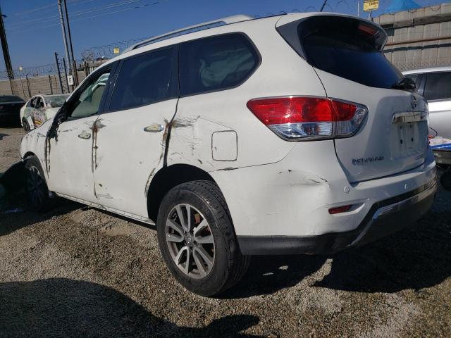 5N1AR2MN7DC652691 - 2013 NISSAN PATHFINDER S WHITE photo 2