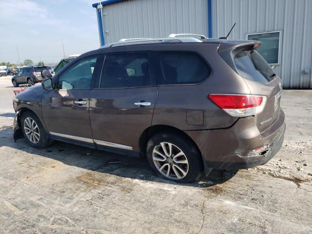 5N1AR2MN3FC637222 - 2015 NISSAN PATHFINDER S GRAY photo 2
