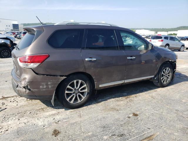 5N1AR2MN3FC637222 - 2015 NISSAN PATHFINDER S GRAY photo 3