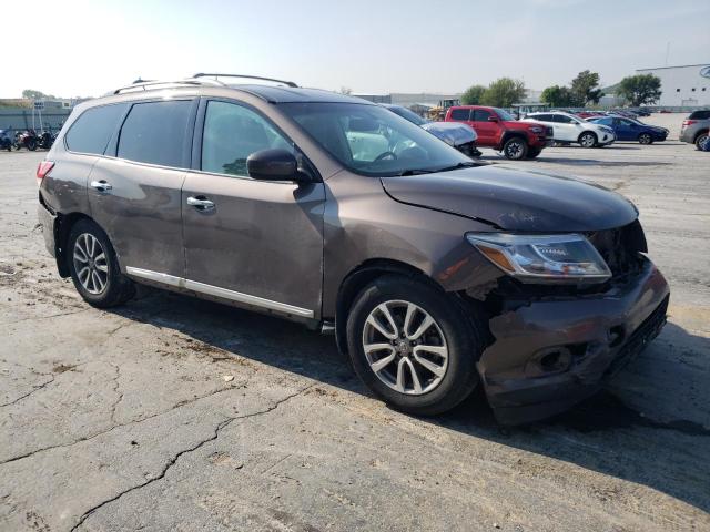 5N1AR2MN3FC637222 - 2015 NISSAN PATHFINDER S GRAY photo 4