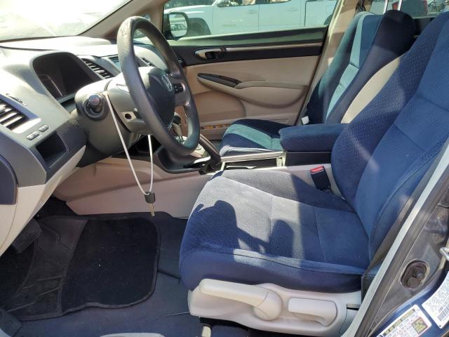 JHMFA36208S015792 - 2008 HONDA CIVIC HYBRID BLUE photo 7