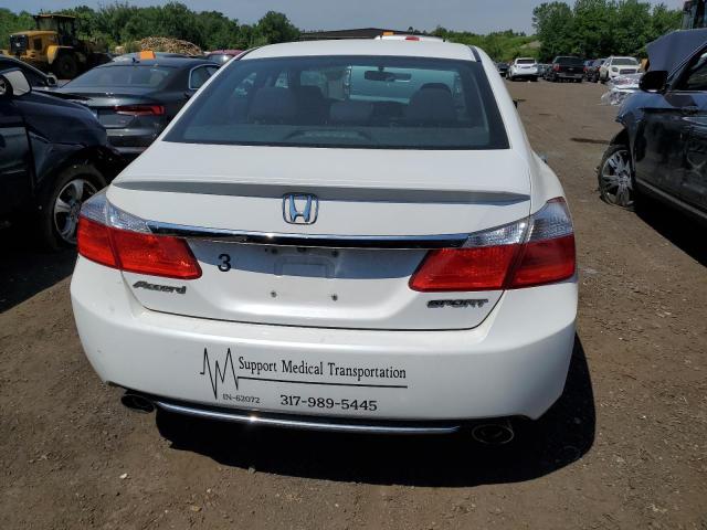 1HGCR2F54FA254980 - 2015 HONDA ACCORD SPORT WHITE photo 6