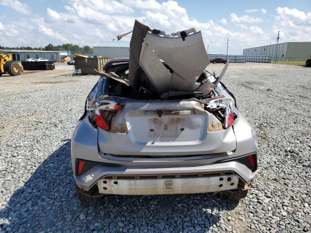 JTNKHMBX7K1016806 - 2019 TOYOTA C-HR XLE SILVER photo 6