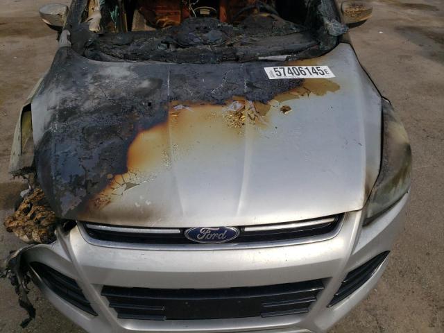 1FMCU9HX0DUC16979 - 2013 FORD ESCAPE SEL ვერცხლისფერი ფოტო 12