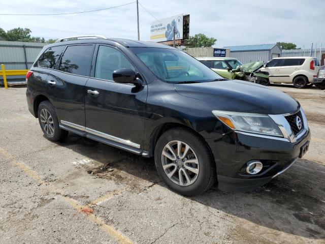 5N1AR2MN0DC627924 - 2013 NISSAN PATHFINDER S BLACK photo 4